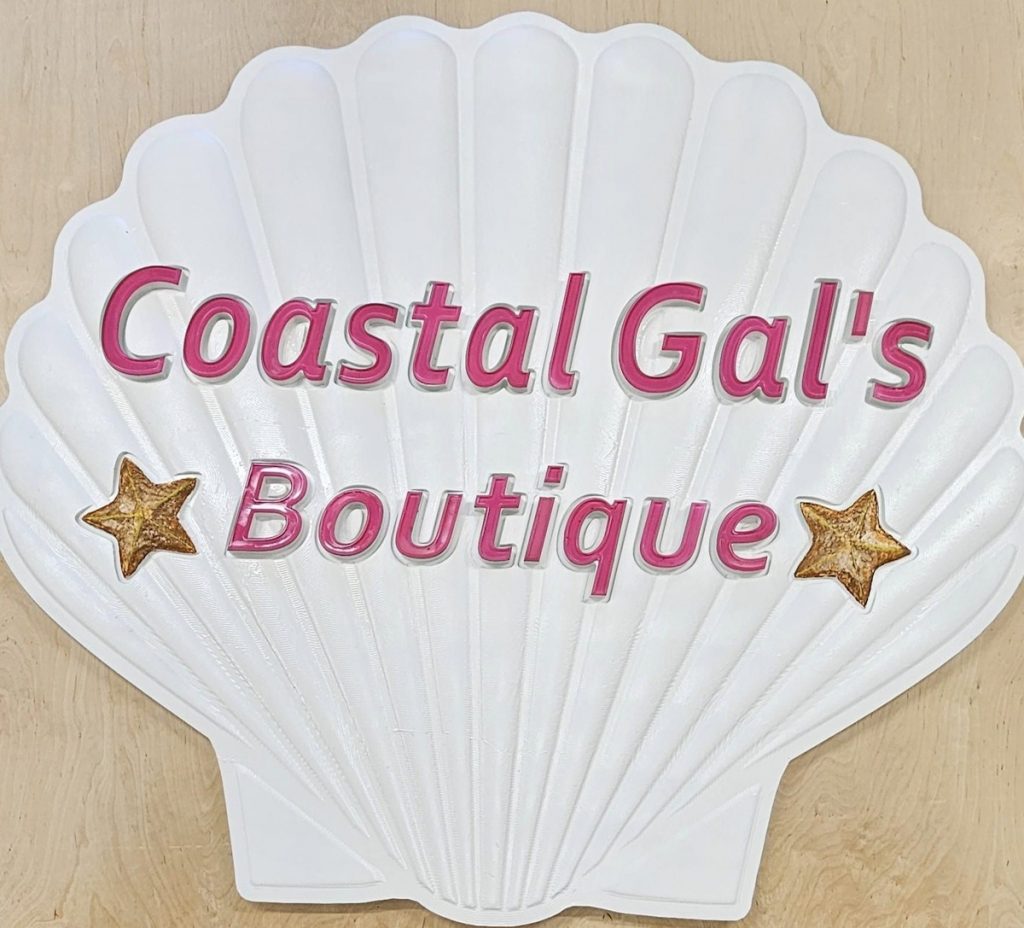 Coastal Gals Boutique Sign